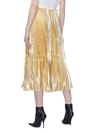 Back View - Click To Enlarge - TRE BY NATALIE RATABESI - Geometric pleated skirt