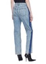 Back View - Click To Enlarge - TRE BY NATALIE RATABESI - 'Billie' stripe outseam jeans