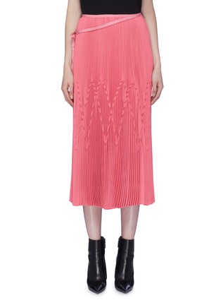 Main View - Click To Enlarge - TRE BY NATALIE RATABESI - Geometric pleated skirt