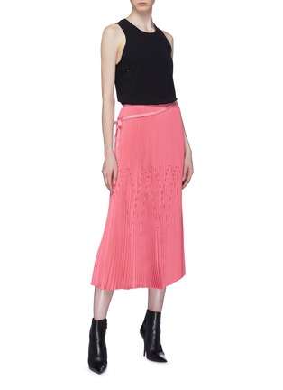 Figure View - Click To Enlarge - TRE BY NATALIE RATABESI - Geometric pleated skirt