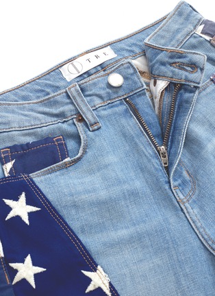  - TRE BY NATALIE RATABESI - Flag panel flared jeans