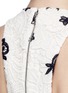 Detail View - Click To Enlarge - ALICE & OLIVIA - 'Tru' floral guipure lace racerback cropped top