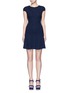Main View - Click To Enlarge - ALICE & OLIVIA - 'Dacey' drop waist cable knit dress
