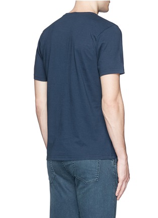 Back View - Click To Enlarge - DENHAM - 'D-VII Camo' print cotton T-shirt
