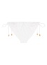 Main View - Click To Enlarge - VIX - 'Fresh White Scales' tie side bikini bottoms