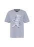 Main View - Click To Enlarge - JUUN.J - x Adeel uz Zafar mummy cat print T-shirt