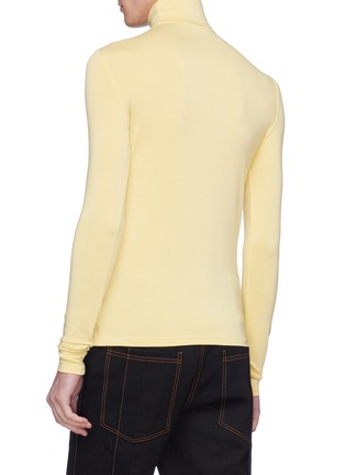 Back View - Click To Enlarge - RAF SIMONS - Turtleneck long sleeve T-shirt