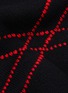  - RAF SIMONS - Foldover collar contrast stitching virgin wool sweater