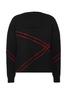 Main View - Click To Enlarge - RAF SIMONS - Foldover collar contrast stitching virgin wool sweater