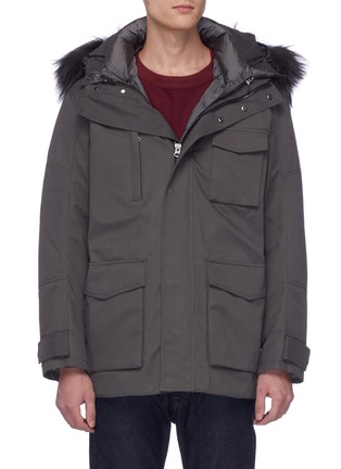 Main View - Click To Enlarge - 49WINTERS - 'The Utility' fox fur hooded parka