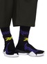 Figure View - Click To Enlarge - VETEMENTS - x Reebok 'Metal' sock knit high top sneakers
