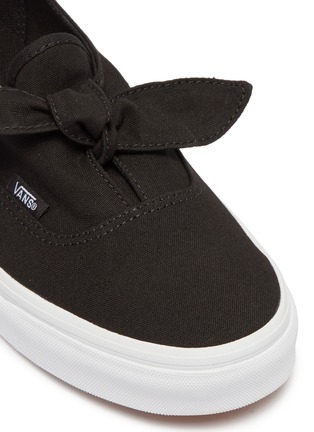 Detail View - Click To Enlarge - VANS - 'Authentic Knotted' canvas skate slip-ons