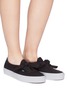 Figure View - Click To Enlarge - VANS - 'Authentic Knotted' canvas skate slip-ons