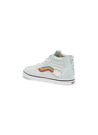 Figure View - Click To Enlarge - VANS - 'Sk8-Hi Zip' rainbow stripe toddler sneakers