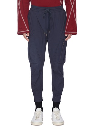 Main View - Click To Enlarge - INDICE STUDIO - Tapered cargo jogging pants