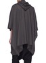 Back View - Click To Enlarge - RICK OWENS  - Oversized cashmere poncho