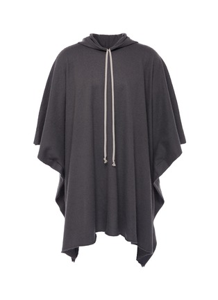 Main View - Click To Enlarge - RICK OWENS  - Oversized cashmere poncho