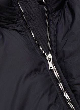  - RICK OWENS  - Retractable hood puffer bomber jacket
