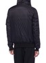 Back View - Click To Enlarge - RICK OWENS  - Retractable hood puffer bomber jacket