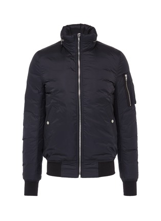 Main View - Click To Enlarge - RICK OWENS  - Retractable hood puffer bomber jacket