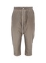 Main View - Click To Enlarge - RICK OWENS  - Drop crotch padded cropped jogging pants