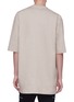 Back View - Click To Enlarge - RICK OWENS  - Oversized T-shirt