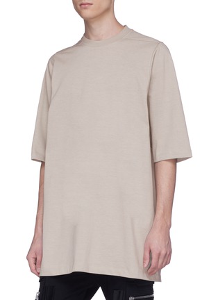 Front View - Click To Enlarge - RICK OWENS  - Oversized T-shirt