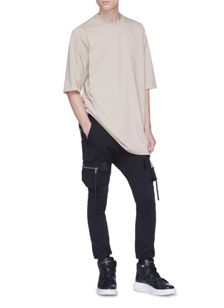 Figure View - Click To Enlarge - RICK OWENS  - Oversized T-shirt