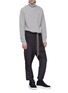 Figure View - Click To Enlarge - RICK OWENS  - Drop crotch padded track pants