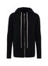 Main View - Click To Enlarge - RICK OWENS  - Wool blend zip hoodie