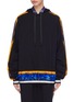 Main View - Click To Enlarge - NO KA’OI - 'Waena' paillette stripe hoodie