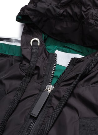  - NO KA’OI - 'Lauoho' layered sleeve stripe cropped track jacket