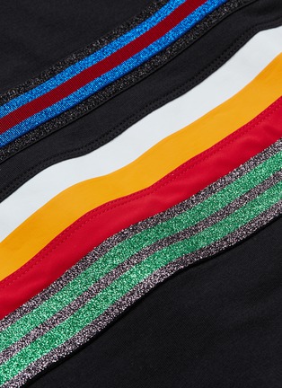  - NO KA’OI - 'Loloe' stripe panel raglan sweater