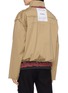 Back View - Click To Enlarge - VETEMENTS - Tartan plaid trim reverse unisex harrington jacket