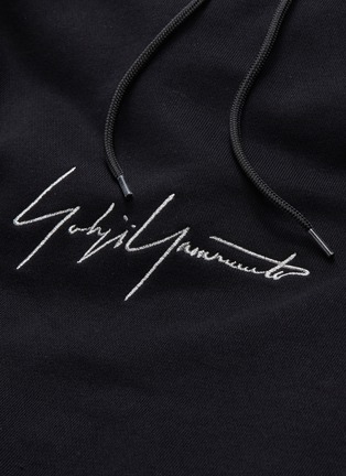  - YOHJI YAMAMOTO - x New Era logo embroidered hoodie