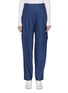 Main View - Click To Enlarge - TIBI - Buckled waist paperbag cargo pants