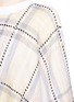 Detail View - Click To Enlarge - CHLOÉ - Plaid fringe wool-cashmere poncho