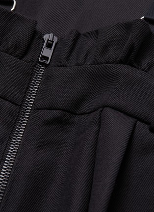  - TIBI - Wool twill paperbag tuxedo jumpsuit