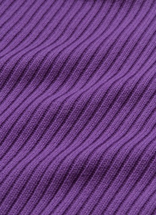  - TIBI - Cocoon sleeve Merino wool rib knit sweater