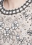 Detail View - Click To Enlarge - NEEDLE & THREAD - 'Antique Lace' sequin bead floral embellished top