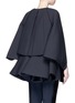 Back View - Click To Enlarge - DICE KAYEK - Made-to-Order<br/><br/>'Jumbo' ruffle pleat crepe cape