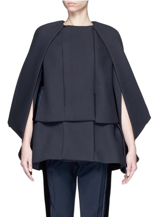 Main View - Click To Enlarge - DICE KAYEK - Made-to-Order<br/><br/>'Jumbo' ruffle pleat crepe cape