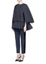 Figure View - Click To Enlarge - DICE KAYEK - Made-to-Order<br/><br/>'Jumbo' ruffle pleat crepe cape