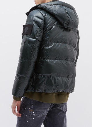 Detail View - Click To Enlarge - TRICKCOO - Hooded 10D nylon unisex down puffer jacket