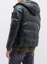 Detail View - Click To Enlarge - TRICKCOO - Hooded 10D nylon unisex down puffer jacket