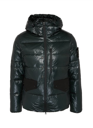 Main View - Click To Enlarge - TRICKCOO - Hooded 10D nylon unisex down puffer jacket