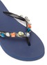 Detail View - Click To Enlarge - UZURII - 'Daisy' crystal thong sandals