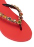 Detail View - Click To Enlarge - UZURII - 'Colorful Diana' crystal thong sandals