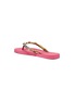Detail View - Click To Enlarge - UZURII - 'Colorful Romy' crystal thong sandals