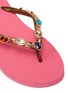Detail View - Click To Enlarge - UZURII - 'Colorful Romy' crystal thong sandals